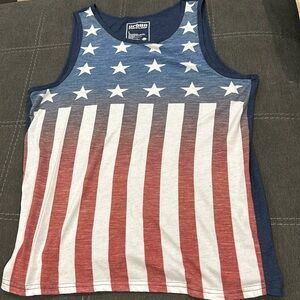 Men’s American flag tank top